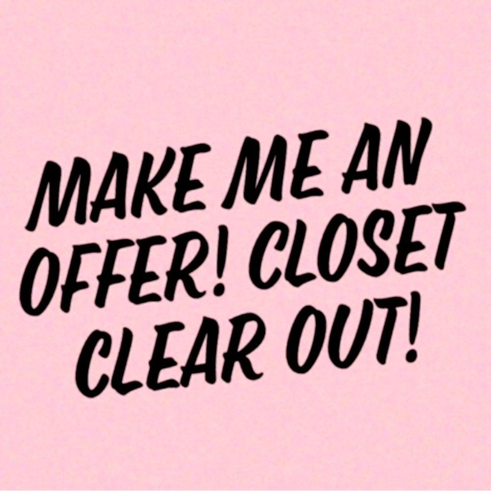 CLOSET CLEAR OUT